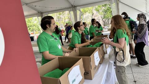 Students at Harvard's Day of Service